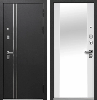 Luxor Букле Черный Зеркало Букле черный Эмалит белый