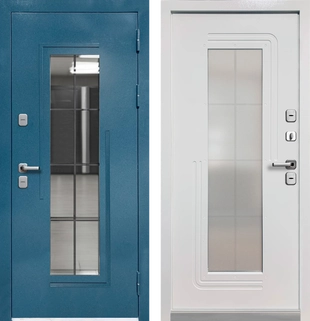 Luxor Termo 7 Муар синий Эмалит белый