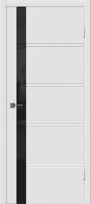 Бостон ДО Lacobel черный лак Белая эмаль