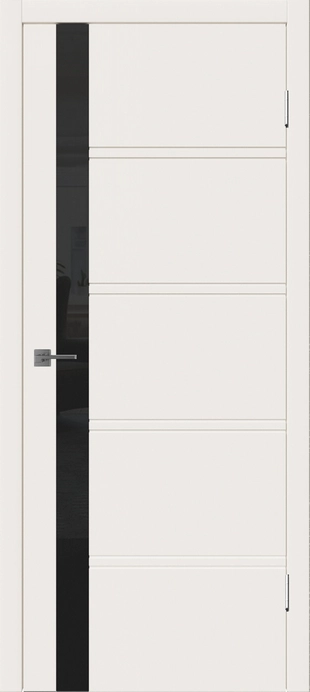 Бостон ДО Lacobel черный лак Слоновая кость эмаль