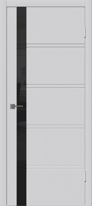 Бостон ДО Lacobel черный лак Светло-серая эмаль