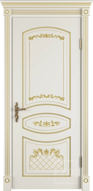 Адель ДГ 3D Слоновая кость эмаль