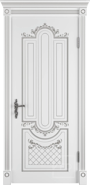 Александрия ДГ 3D нет Белая эмаль