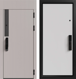 Рейн 2 3К90 ЮР-36 (с номером квартиры) Латте (ZB855-2) - ЮП-13 ZB Белый