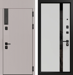 Рейн 3К90 TOR ЮР-36 (с номером квартиры) Латте (ZB855-2) - ЮР22 ZB Белый