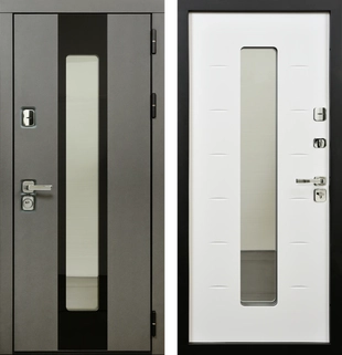 Юта 3К90 П-55 (окно+черное стекло) TSBR 7021 - П-63(окно) RAL 9003