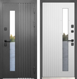 Luxor Termo Рейка стеклопакет муар 7024 Эмалит белый