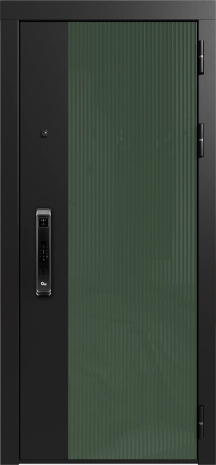 Делла 3К90 ЮР-43 Вудлайн олива - ЮР-42 декоративная зеркальная вставка Айс