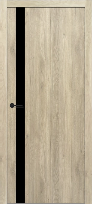 DL 04 Lacobel черный лак Дуб вайт