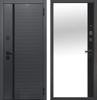 Гарда 9 см Черное Зеркало Сатин черный Сатин черный