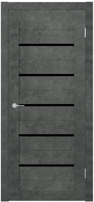 ST1 ДО (Ю) Lacobel черный лак Бетон темный