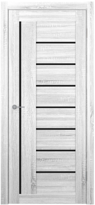 ST3 ДО (Ю) Lacobel черный лак Сонома светлый