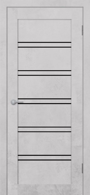 ST5 ДО (Ю) Lacobel черный лак Бетон белый