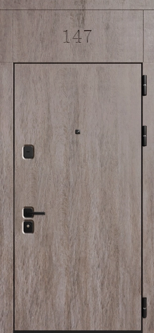 Гранд 3К90 TOR Без фрезеровки ХардВуд дымчатый (MDP100) - Без фрезеровки ZB Белый