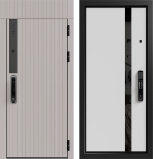 Рейн 3К90 ЮР-36 (с номером квартиры) Латте (ZB855-2) - ЮР22 ZB Белый