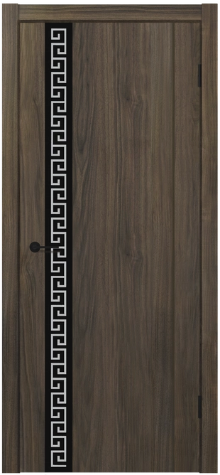 MX 13 ДО Lacobel черный с рисунком Дуб форест