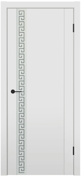 MX 13 ДО Lacobel белый с рисунком Грей полипропилен