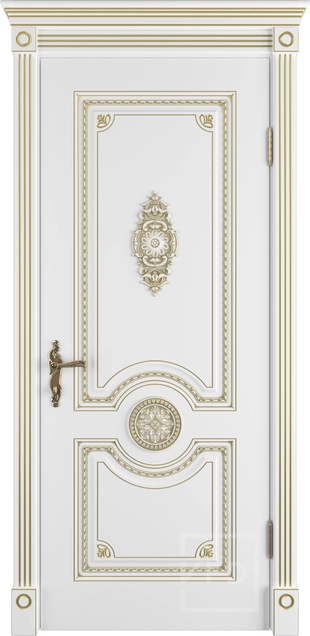 Грета ДГ 3D Белая эмаль