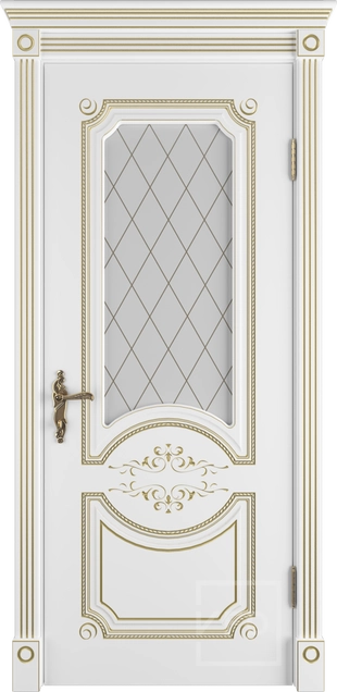 Милана эст. ДО 3D Art Cloud Белая эмаль