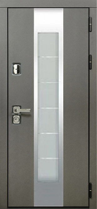 Юта 1 3К90 П-55(окно+нержав) TSBR 7021 - П-58(окно) RAL 1013