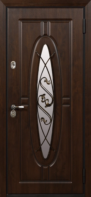 Монарх 3К90 П-54(окно) Дуб темный - П-54(окно) Белый