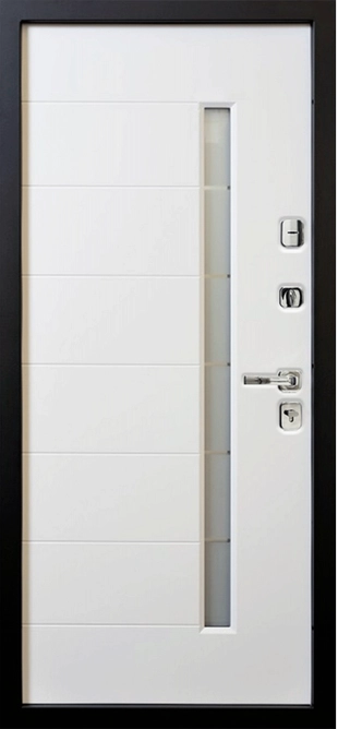 Юта 2 3К90 П-59(окно с нерж. ст.) RAL 7024 - П-59 (окно ) RAL 9003