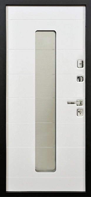 Юта 1 3К90 П-55(окно+нержав) RAL 8017 - П-58(окно) RAL 9003