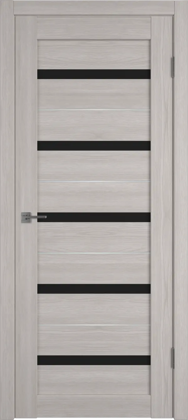Межкомнатная дверь Atum Pro AL7 Black Gloss, Stone Oak