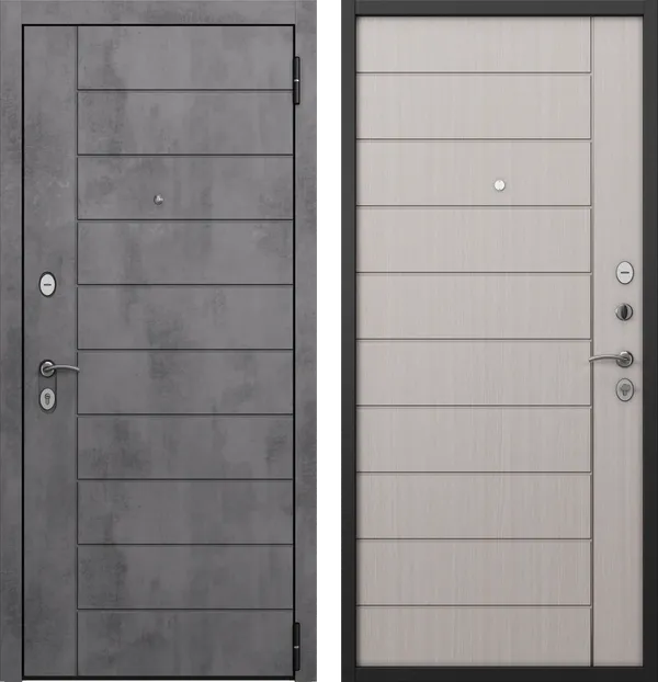 H1 HOME ECO PP E-136 Бетон тёмный - Е-136 Бьянко ларче 
